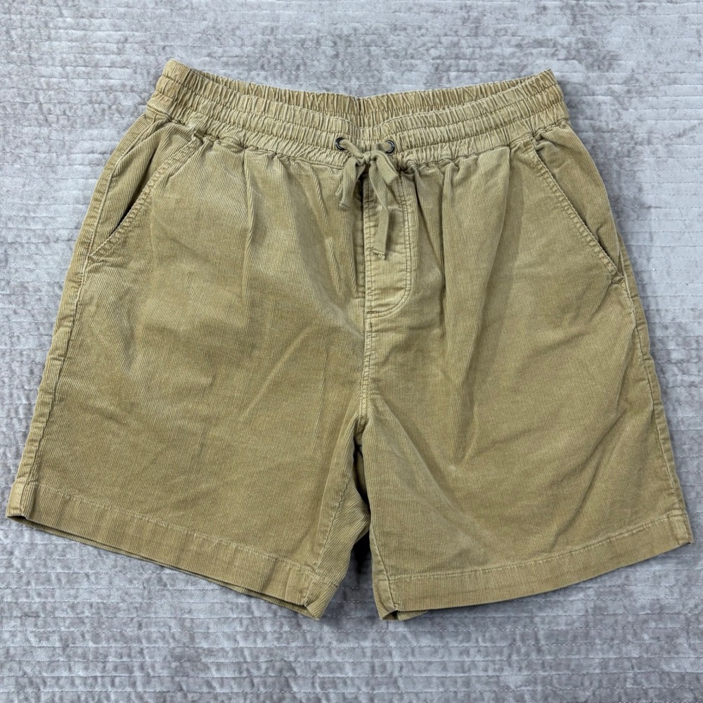 Lucky Brand Mens Tan Corduroy Drawstring Shorts Khaki 7M20922 Size L